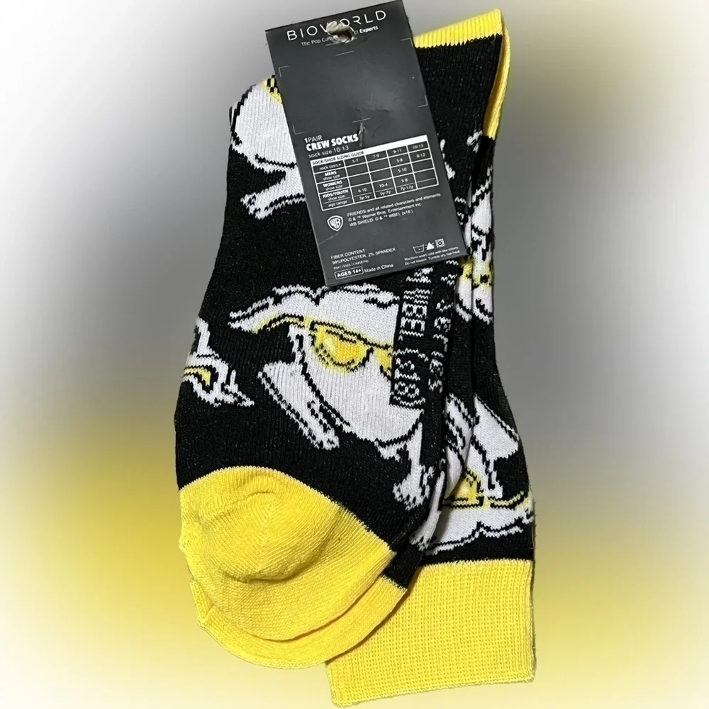 Bioworld Friends Crew Socks (Turkey Head) (Sz 10-13)